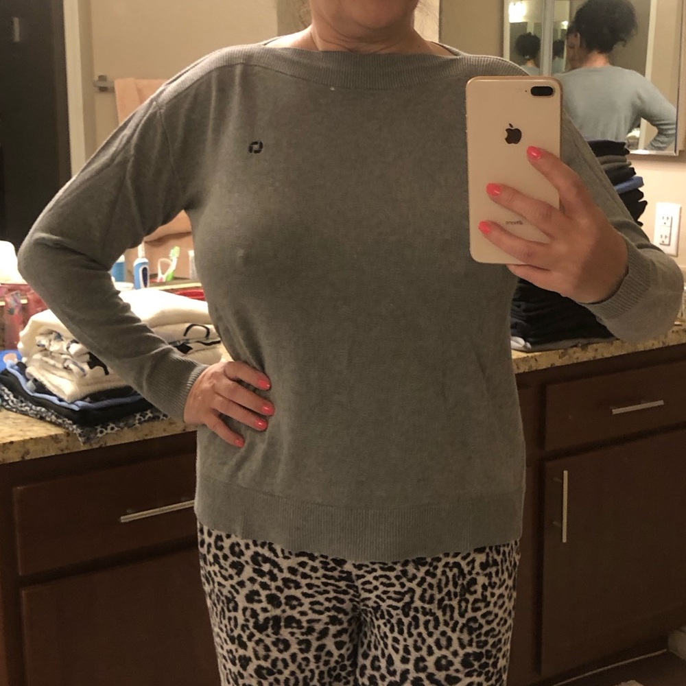 Lands' End Gray Women's Sweater